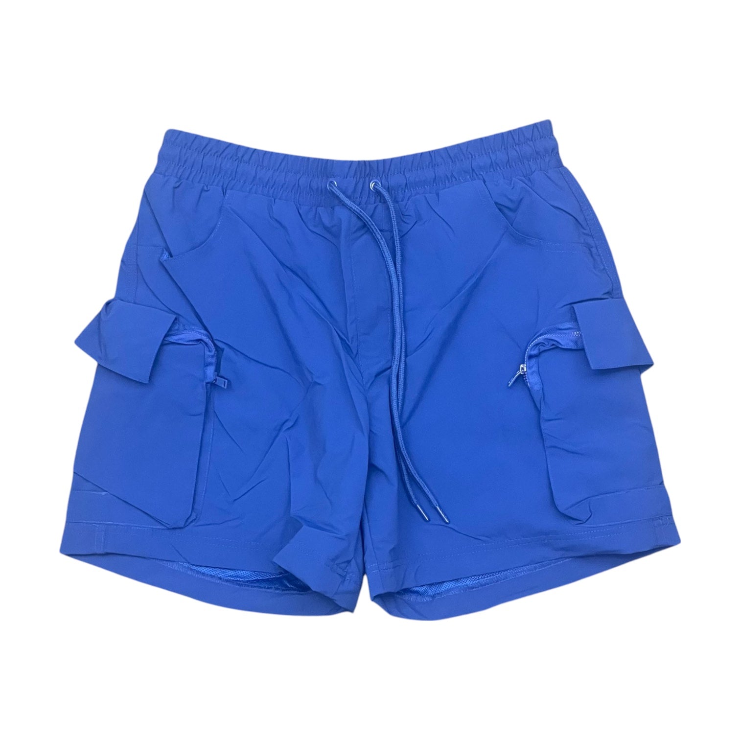 REBEL MINDS: Nylon Cargo Shorts 141910